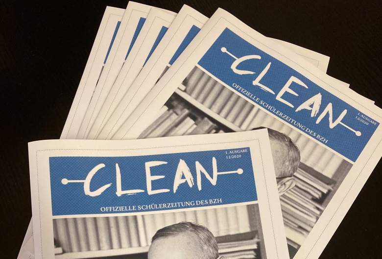 Erstausgabe der Schülerzeitung CLEAN