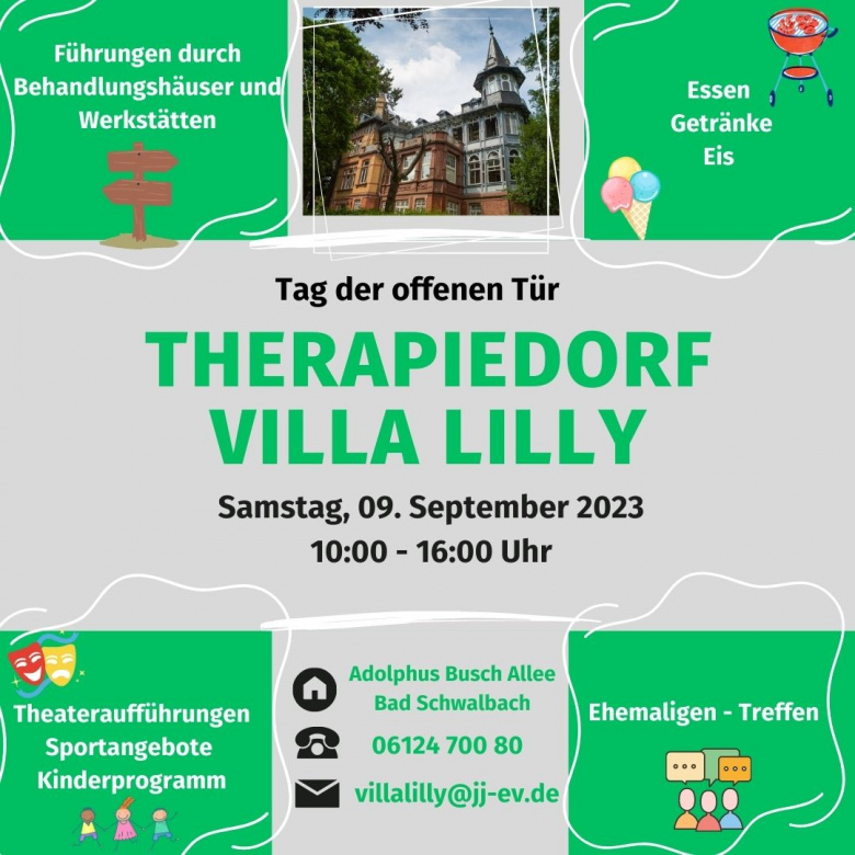 17. Juli 2023 · Therapiedorf Villa Lilly in Bad Schwalbach