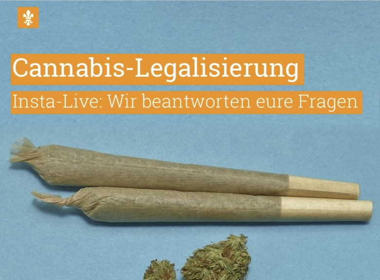 Insta-Live zum Thema Cannabis mit dem SHZ Wiesbaden, 16.05. 17.30h