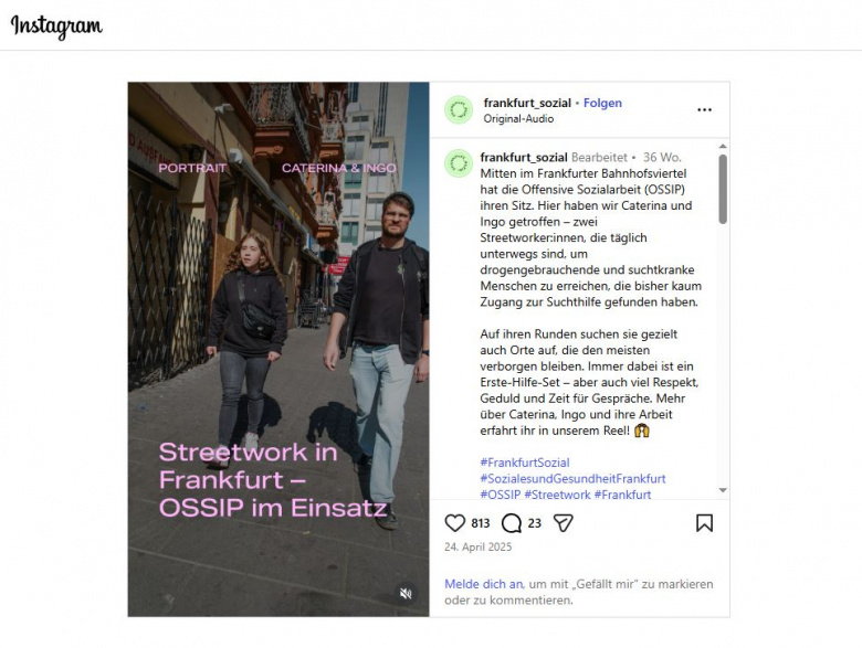@frankfurt_sozial berichtet über OSSIP